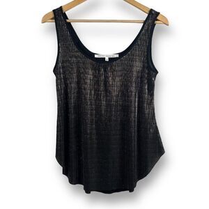 RACHAEL Rachael Roy gold shimmer tank top size S